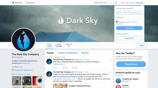 
                            12. The Dark Sky Company (@DarkSkyApp) | Twitter