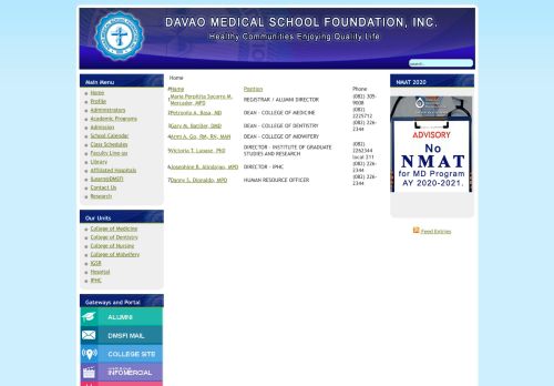 
                            4. The Davao Medical School Foundation (DMSF) was established in ...
