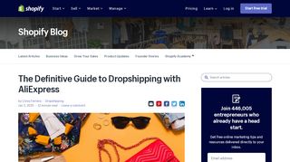 
                            13. The Definitive Guide to Dropshipping with AliExpress - Shopify