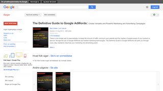 
                            10. The Definitive Guide to Google AdWords: Create Versatile and ...