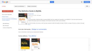 
                            9. The Definitive Guide to MySQL