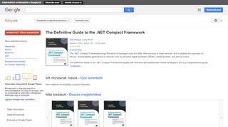 
                            8. The Definitive Guide to the .NET Compact Framework