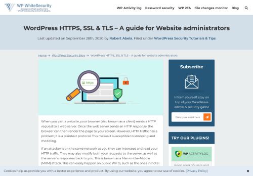 
                            11. The Definitive Guide to WordPress SSL Security - WP White Security