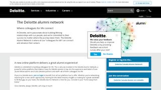 
                            7. The Deloitte Alumni Network