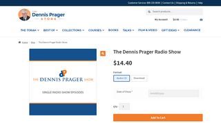 
                            8. The Dennis Prager Radio Show - Dennis Prager Store