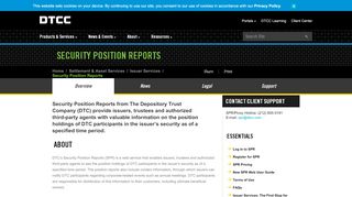 
                            13. The Depository Trust Company's Security Position Reports | ...