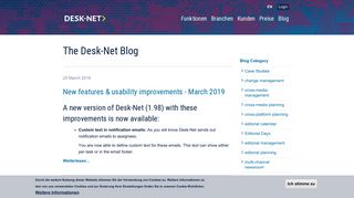 
                            8. The Desk-Net Blog | Desk-Net