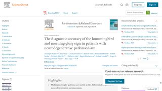 
                            7. The diagnostic accuracy of the hummingbird and morning glory sign in ...