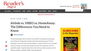 
                            8. The Differences Between Airbnb, VRBO, and HomeAway | Reader's ...