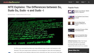 
                            6. The Differences between Su, Sudo Su, Sudo -s and Sudo -i
