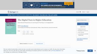 
                            12. The Digital Turn in Higher Education - Springer Link