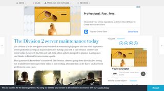 
                            13. The Division server maintenance today, Feb 2019 - Product Reviews Net
