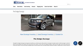 
                            8. The Dodge Durango | ODaniel Automotive Group