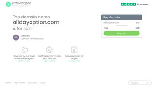 
                            1. The domain name alldayoption.com is for sale | Undeveloped