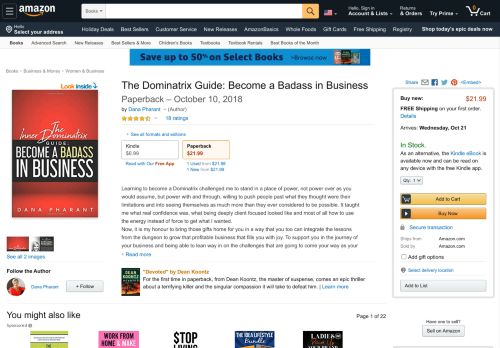 
                            9. The Dominatrix Guide: Become a Badass in Business: Dana Pharant ...