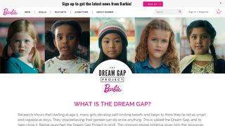 
                            12. The Dream Gap Project - Barbie