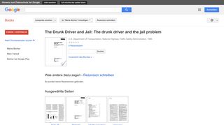 
                            5. The Drunk Driver and Jail: The drunk driver and the jail problem