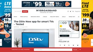 
                            13. The DStv Now app for smart TVs – Tested - MyBroadband