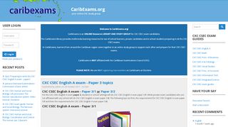 
                            5. The e-Learning Jamaica website is now online | CaribExams.org