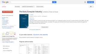 
                            7. The Early Computer Industry: Limitations of Scale and Scope