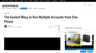 
                            6. The Easiest Ways to Run Multiple Accounts from One Phone - Gizmodo