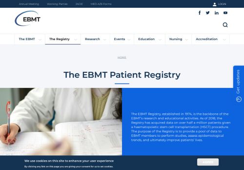 
                            11. The EBMT Patient Registry | EBMT