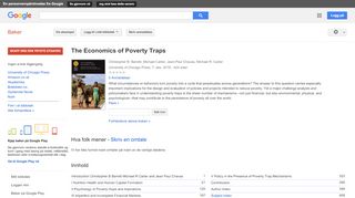 
                            4. The Economics of Poverty Traps