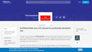 
                            13. The Economist | ESNcard