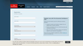 
                            4. The Economist Intelligence Unit - Register FREE!