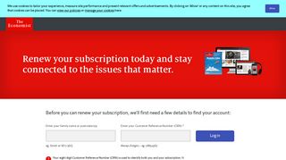 
                            3. The Economist Subscription Renewal - Subscribe