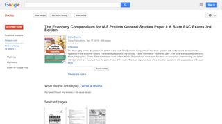 
                            7. The Economy Compendium for IAS Prelims General ...