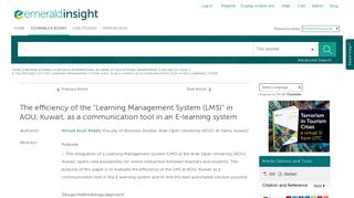 
                            9. The efficiency of the “Learning Management System (LMS)” ...