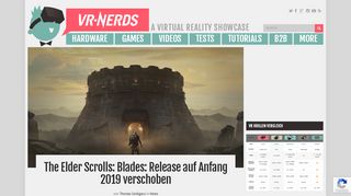 
                            13. The Elder Scrolls: Blades: Release auf Anfang 2019 verschoben ...