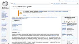 
                            7. The Elder Scrolls: Legends - Wikipedia