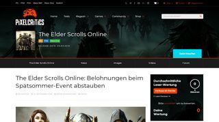 
                            7. The Elder Scrolls Online: Belohnungen beim Spätsommer-Event ...