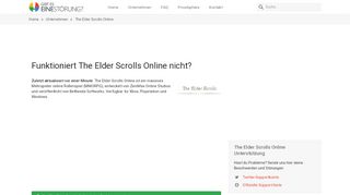 
                            4. The Elder Scrolls Online funktioniert nicht? Aktueller Status, Probleme ...