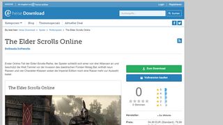 
                            9. The Elder Scrolls Online | heise Download