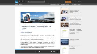 
                            11. The EmailCashPro Review | Legit or Scam? - SlideShare