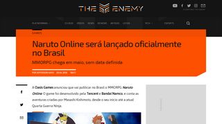 
                            13. The Enemy - Naruto Online será lançado oficialmente no Brasil