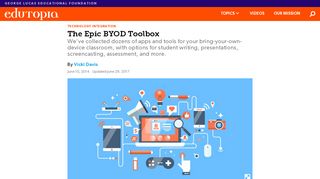 
                            13. The Epic BYOD Toolbox | Edutopia