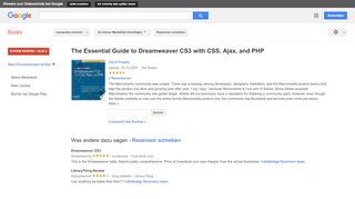 
                            5. The Essential Guide to Dreamweaver CS3 with CSS, Ajax, and PHP