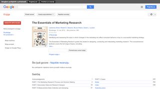 
                            10. The Essentials of Marketing Research