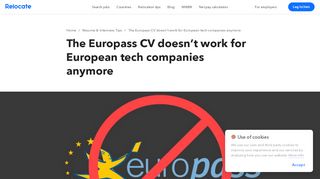 
                            7. The Europass CV doesn't work for European tech companies anymore ...