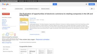 
                            6. The Evaluation of opportunities of electronic commerce to retailing ...