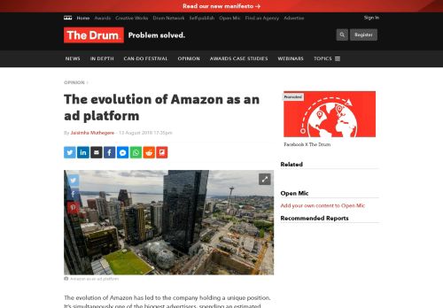 
                            13. The evolution of Amazon as an ad platform | The Drum