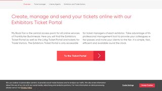 
                            9. The Exhibitor Ticket Portal of Frankfurter Buchmesse