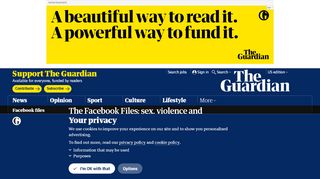 
                            8. The Facebook Files: sex, violence and hate speech – video ...