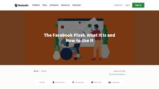 
                            8. The Facebook Pixel: What It Is and How to Use It - Hootsuite Blog