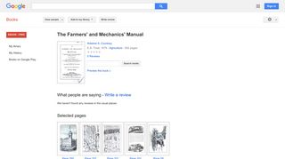 
                            6. The Farmers' and Mechanics' Manual - Google बुक के परिणाम