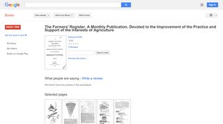 
                            12. the farmer's register, a monthly publication devoted to the ... - Google Books Result